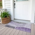 thumbnail image 6 of Addison Rugs Chantille Indoor/Outdoor Transitional Modern Purple Washable Rectangle Rug, 1'8" x 2'6", 6 of 6