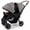 Gray, variant on INFANS Double Stroller, Foldable Baby Tandem Stroller with Djustable Backrest Canopy Footrest, 5-Point Harness, Storage Basket, Convertible Compact Lightweight Twin Stroller for Infants and Toddlers
