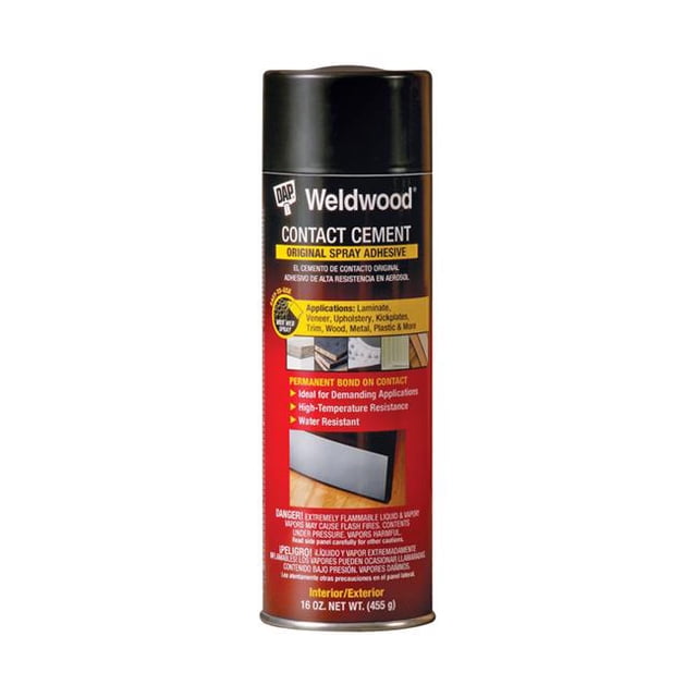 DAP 1790062 16 oz Weldwood Contact Cement Spray Adhesive
