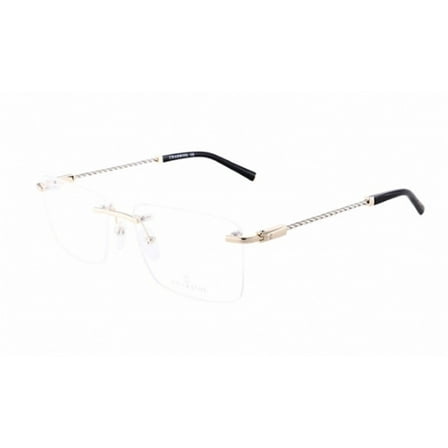 PHILIPPE CHARRIOL PC75063-C01-58 Eyeglasses Size 58mm 18mm 0mm Shiny Gold