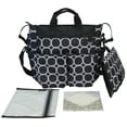 thumbnail image 2 of Terra Baby Mommy Shoulder Diaper Bag with Stroller Strap, Mouth Wiper Cloth, Waterproof Diaper Bag, Diaper Change Pad, 2 of 7