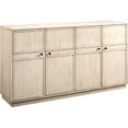 thumbnail image 1 of Walker Edison Noah 62" 4-Door Engineered Wood Sideboard in Natural/Birch, 1 of 13