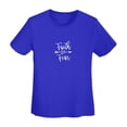 thumbnail image 3 of Faith Over Fear Women'S Basic Short Sleeve T-Shirt Blue Small, 3 of 5