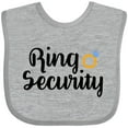 thumbnail image 3 of Inktastic Ringbearer Ring Security Boys Baby Bib, 3 of 4