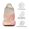 thumbnail image 4 of Wukai Abstract Marble Texture Full Set Car Seat Covers with Soft Padding Universal Auto Front Seats Protector and Cushion Mat, 4 of 5