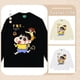 thumbnail image 2 of Suéter Kawaii Crayon Shin-chan dibujos animados Anime Y2K chica picante algodón manga larga moda suelta Casual deportes pareja Top otoño, 2 of 4