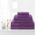 thumbnail image 2 of Superior Egyptian Cotton Two Pattern and Solid 6-Piece Towel Set, 2 of 5