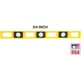 thumbnail image 2 of YXPP 10101 Polystyrene 2 Ft Level, 24 Inch Level Made in the USA, Contractor, Plumber, and Carpenter Tools, Impact Resistant Frame, Three Vials, Accurate to .001 Inch, Won’t Scratch Work Surfaces, 2 of 7