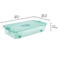 thumbnail image 2 of Sterilite 56 Quart Wheeled Fresh Scent Storage Container Box with Lid, 2 of 2
