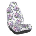 thumbnail image 1 of Wukai Violets Flowers Full Set Car Seat Covers with Soft Padding Universal Auto Front Seats Protector and Cushion Mat, 1 of 5