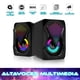 thumbnail image 3 of Bocinas para PC Computadora con Iluminación RGB X2 USB Store Line, 3 of 6