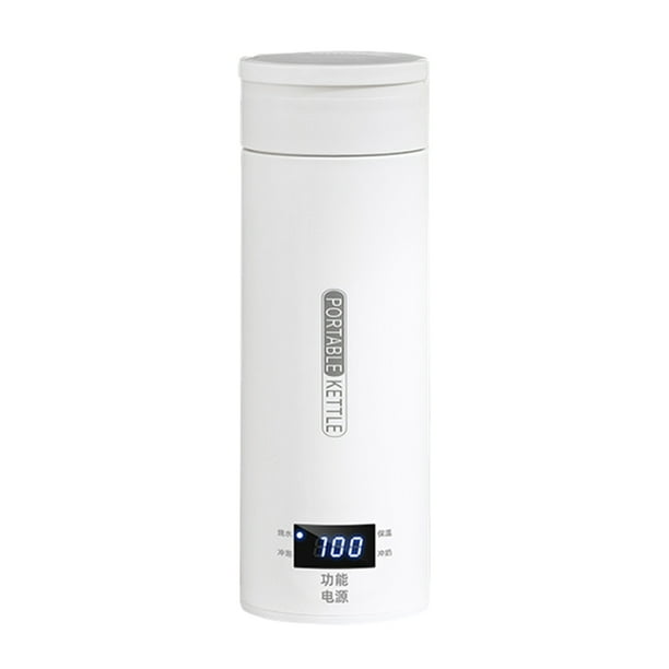 Pantalla LCD 500 Ml Hervidor Eléctrico Té Hervidor Botella para Exteriores (UE)