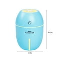 thumbnail image 3 of Danhjin The Humidifier Humidifier For Bedroom, Smart Humidity Sensor Mist Humidifiers, Easy To Clean Humidifiers For Baby Home Top Fill,200ml Small Humidifier With A Color Light,, 3 of 8