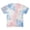 A-Light Blue400, variant on Bibifish Mens T-Shirts Slim Fit Crew Neck Blue Pink Tie Dye Tshirts Casual Outdoor Short Sleeve Tee Tops