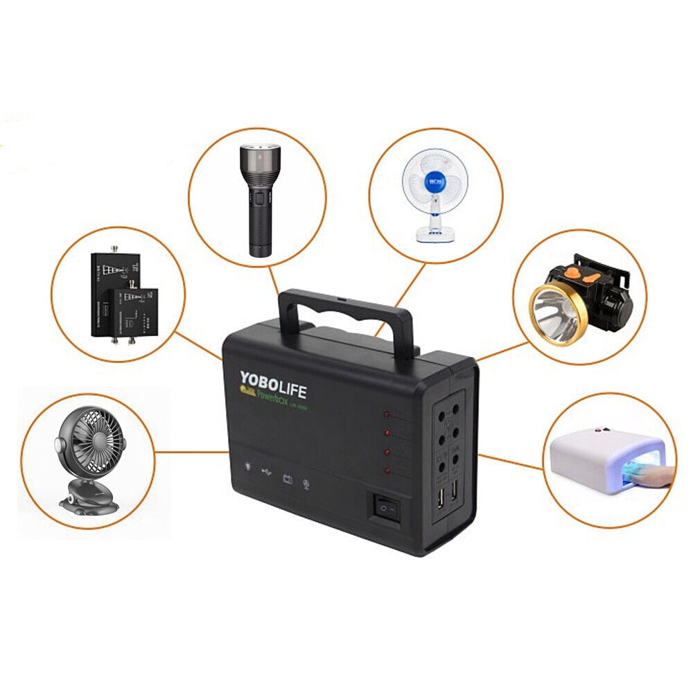 Solar Panel Kit 110-220V Emergency Power Supply Generator, Reusable