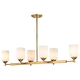thumbnail image 5 of Nuvo Lighting 60/8649 Solara 6 Light 40" Wide Linear Pendant - Brass, 5 of 7
