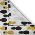 thumbnail image 3 of Ambesonne Yellow and Black Kitchen Curtains, Exotic Food, 55"x39", Earth Yellow and Black, 3 of 3