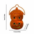 thumbnail image 4 of Floleo Halloween Portable Pumpkin Lantern ,Halloween Pumpkin Decoration ,Decorative Lanterns Halloween Pumpkin Lamp ,Halloween LED Hanging Pumpkin Lantern For Halloween Party Home Decor Horror Props, 4 of 6