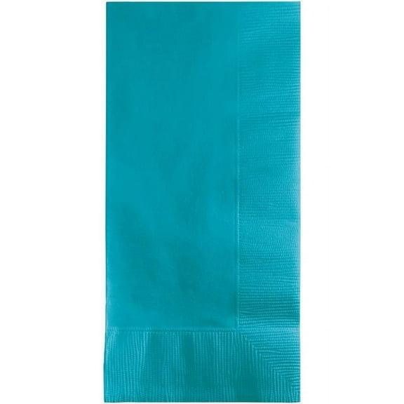 Touch of Color Dinner Napkins, 2-Ply, 1/8 Fold, Bermuda Blue, 50 Ct