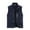 Dark blue, variant on Baqcunre Vest For Men Male Casual Solid Polar Fleece Plush Vest Coat Stand Collar Sleeveless Zipper Fly Pocket Coat Vest Blazer For Men Tops For Men Army Green L