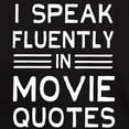 thumbnail image 3 of CafePress - I Speak Fluently In Movie Quotes T Shirt - Men's Classic Graphic Cotton T-Shirt, 3 of 4