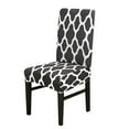 thumbnail image 1 of RisingPro Spandex Stretch Wedding Banquet Chair Cover Morocco Party Decor Dining Room Seat Cover, 1 of 5