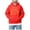 Red hoodies girl JK1115, variant on UYYX Toddler Jacket Clothes For Teen Girls Girls Casual Long Sleeve Hoodies Cute Oversized Pocket Sweatshirt Tops 13-14 Years