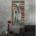 thumbnail image 5 of Epic Art 'Watchful Heron I' by Carolee Vitaletti, Acrylic Glass Wall Art, 24"x48", 5 of 8