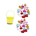 thumbnail image 3 of Canasta de huevos de Pascua Cesta de almacenamiento Decoración Pequeña decoración portátil de regalos para celebraciones Holiday Home Conejo, 3 of 8