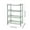 Green, variant on Multi-Layer Storage Rack Standing Shelf Unit - Plastic Kitchen Countertop Rack Bathroom Organizer Shelf, Space-Saving Storage Rack for Bathroom Towels Kitchen Pantry Living Room