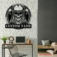 thumbnail image 4 of Craftnamesign Custom Cowboy Skull Metal Wall Art LED Light, Western Cowboy Sign, Skull Decor, 4 of 5