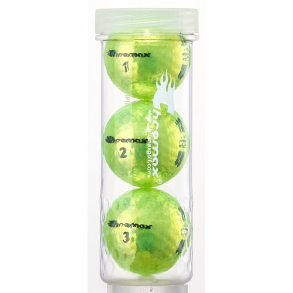 Chromax M5 Golf Balls, Green, 3 Pack