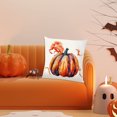thumbnail image 6 of SDJMa Fall Pillow Covers, Pumpkin Leaf Branch and Stripes Fall Decor Pillowcase Linen, Autumn Thanksgiving Decorative Outdoor Throw Pillow Covers Farmhouse Cushion Case for Couch Home (17.7 Inch), 6 of 6