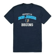 W Republic  Bob Jones University Bruins Property College T-Shirt, Navy - Extra Large