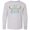 AC-Heather Grey, variant on Life Is Better At The Cabin, Deer Antlers, Camping Long Sleeve Youth T-Shirt