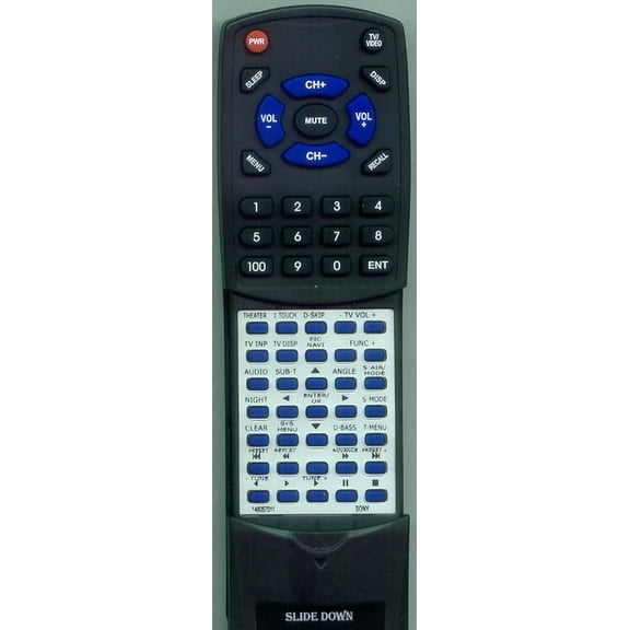 Replacement Remote for SONY 1-480-570-11, 148057011, RT148057011, RMADU007, DAVHDZ278, DAVHDX275, DAVHDX274, DAVHDX255, DAVHDX276, DAVHDZ273, DAVHDX2