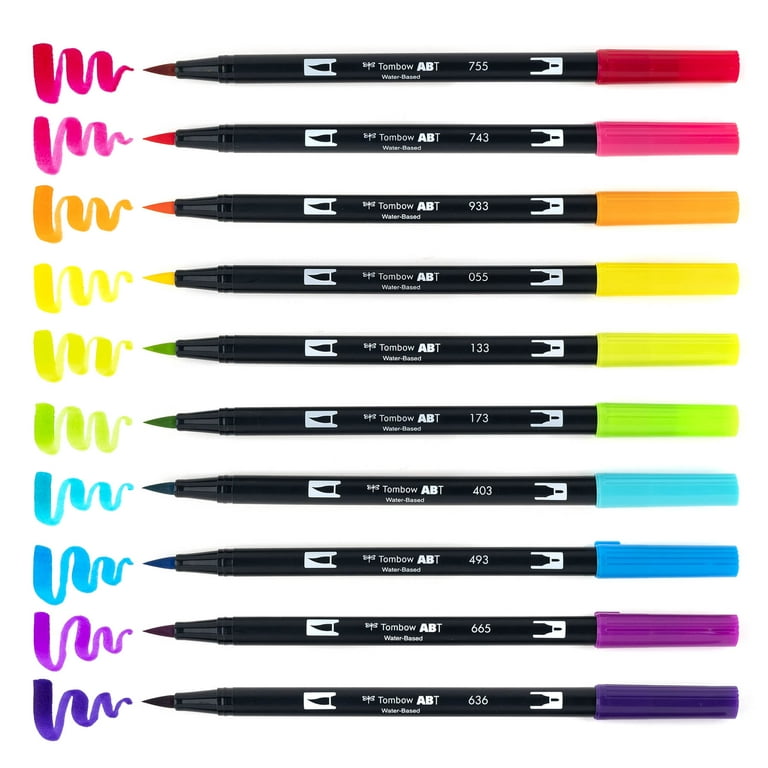 Tombow Dual Brush Pen Set 10-Pack - Cottage