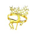 thumbnail image 4 of Anillos de servilleta Strade Fareast Limited 6 piezas ciervo navideño Oro, 4 of 8
