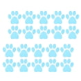thumbnail image 4 of 20 piezas Pegatinas de huellas de perro Pegatinas de bañera de dibujos animados Calcomanías de prevención de resbalones Pasadores de bañera autoadhesivos (azul cielo), 4 of 6