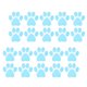 thumbnail image 4 of 20 piezas Pegatinas de huellas de perro Pegatinas de bañera de dibujos animados Calcomanías de prevención de resbalones Pasadores de bañera autoadhesivos (azul cielo), 4 of 6