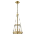 thumbnail image 7 of 3 Light Pendant In Industrial Style-25 Inches Tall And 12 Inches Wide-Brushed Nickel Finish    -Traditional Installation Z-Lite 341P12-Bn, 7 of 7