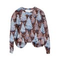 thumbnail image 4 of WXLWZYWL Womens Christmas Sweatshirts Cute Xmas Ugly 3D Graphic Print Sweaters Oversized Long Sleeve Round Neck Pullover Tops, 4 of 4