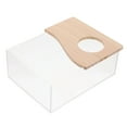 thumbnail image 4 of Pawsdot Acrylic Hamster Toilet Multi-Color Clear Design for Small Pets Sand Bath Box, 4 of 8