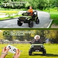 thumbnail image 2 of Shininglove Kids 12V Electric Ride on Toy Car with Remote Control, Spring Suspension, LED Light & Music Player, 2 of 7