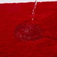 thumbnail image 2 of Juego De Alfombras Y Tapetes De Baño De Microfibra, 2 Piezas, Alfombras De Baño Antideslizantes, Lavables A Máquina, Tapetes De Baño Absorbentes Para El Piso Del Baño, Ducha (Rojo 16 X 24 Pulgadas Más, 2 of 5