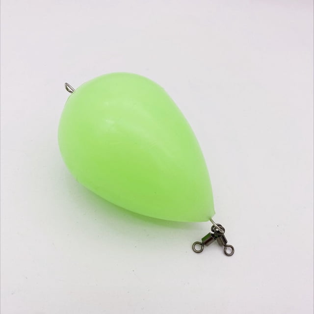 Egg Shaped Fish Float Luminous Floating Throwing Aid Float Upward Bobber Long-distance Fishing Floats Thrower Accessory