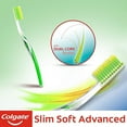 thumbnail image 3 of Colgate Slim Soft Advanced, Ultra Soft Manual Toothbrush For Adult, Multi Colour - 1 Pc, 3 of 3