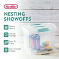 thumbnail image 3 of Sterilite Large Nesting ShowOffs Clear File Box w/ Handle, (6 Pack), 3 of 12