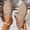 Beige, variant on Comfortable Brown Flock Mules for Women - Backless Slip-on Shoes with Floral Cut-out & Metal Buckle, Casual All-Day Footwear for Home & Errands,Size 39