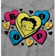 thumbnail image 2 of Betty Boop Conversation Hearts Cute Women Plus Size Sweatshirt Brisco Brands 2X, 2 of 3